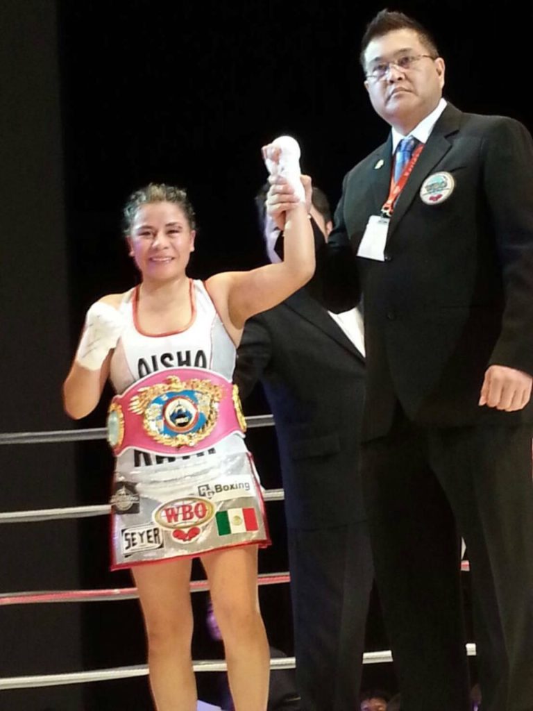 Monserrat Alarcon Boxing Champion